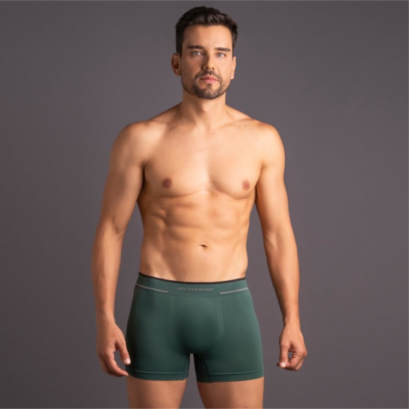 CUECA BOXER MICROFIBRA SEM COSTURA