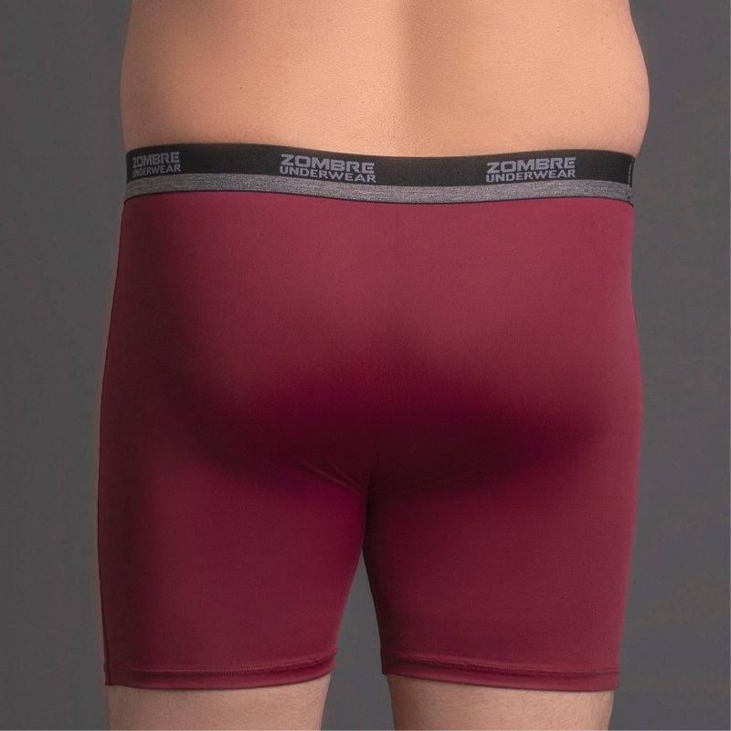 CUECA PLUS SIZE MICROFIBRA BOXER PERNA LONGA