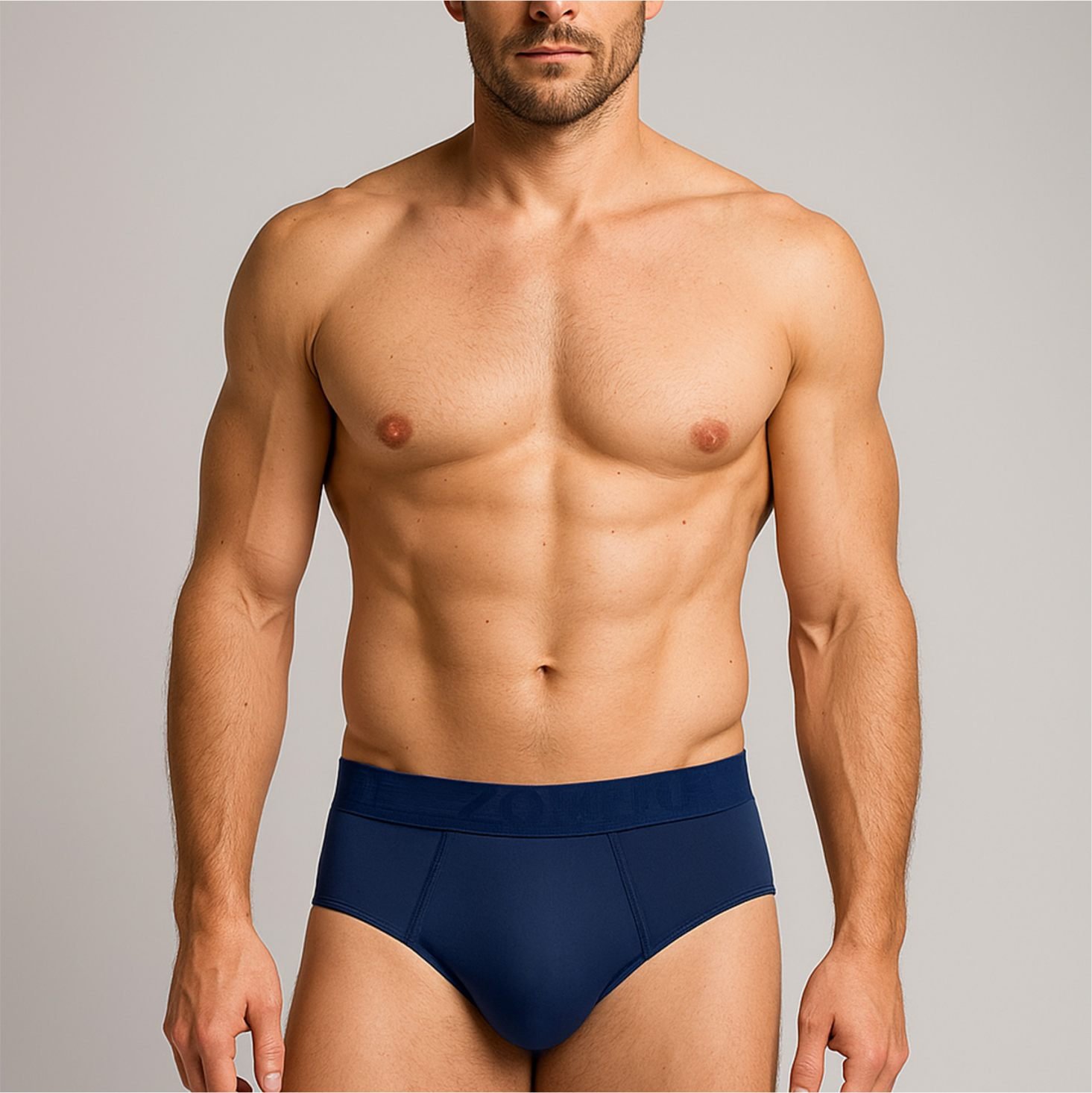 KIT 5 CUECAS SLIP ADULTO MICROFIBRA PREMIUM LISA