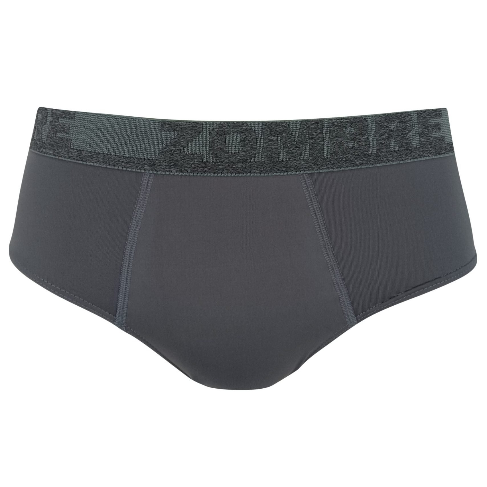 KIT 10 CUECAS SLIP ADULTO MICROFIBRA LISA ZOMBRE