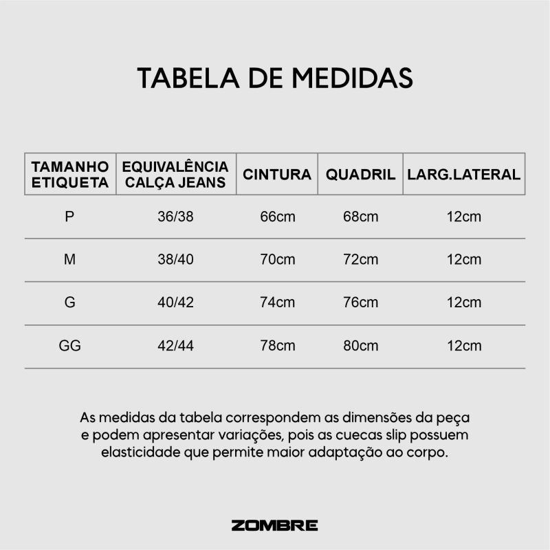 KIT 10 CUECAS SLIP ADULTO MICROFIBRA LISA ZOMBRE