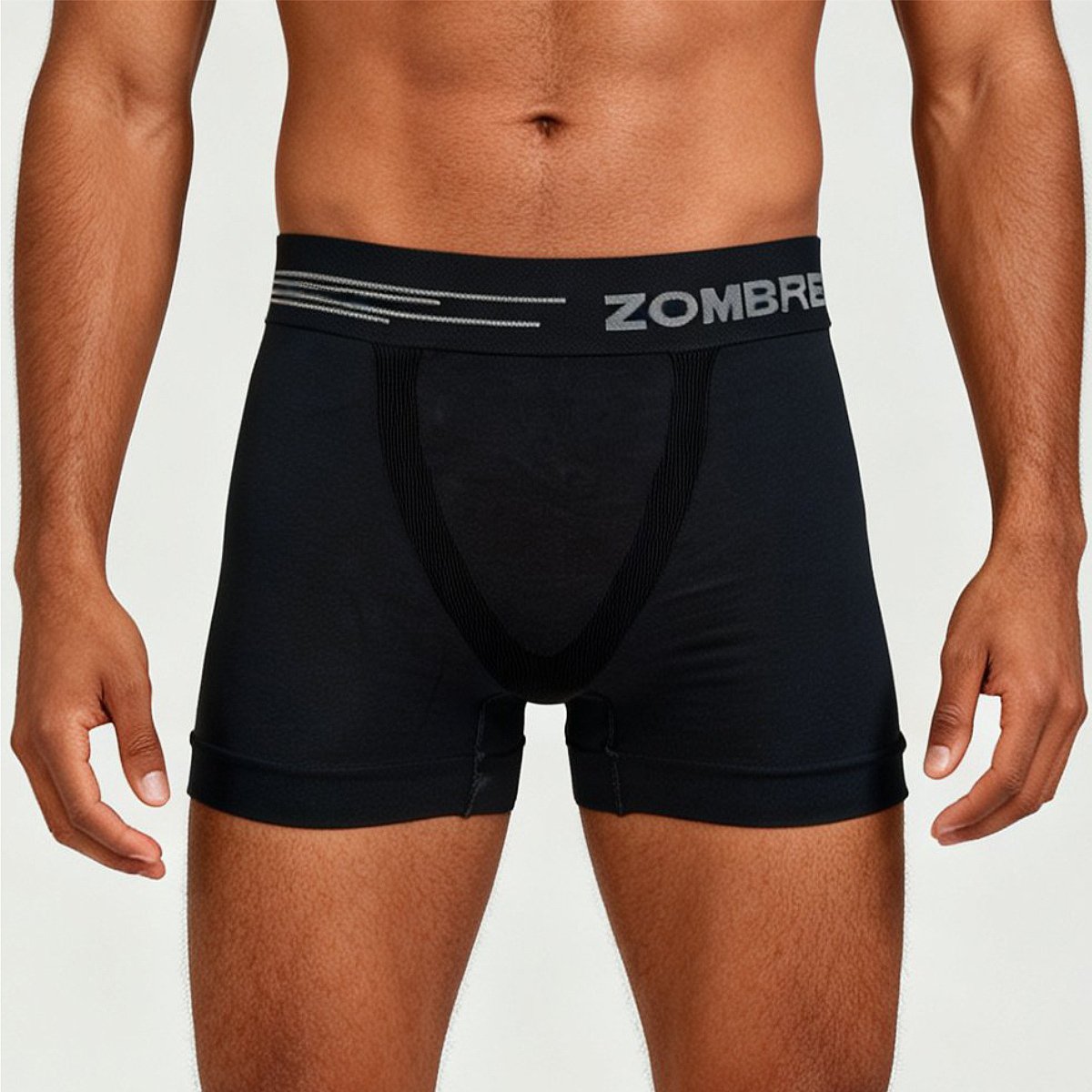 KIT 3 CUECAS BOXER ADULTO SEM COSTURA
